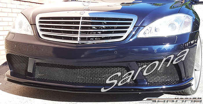 Custom Mercedes S Class  Sedan Front Bumper (2007 - 2013) - $1290.00 (Part #MB-159-FB)